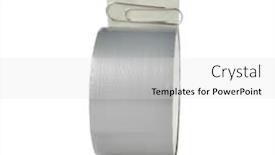  Presentation with end - Amazing slide deck having lifehacks-taping-a-paper-clip backdrop and a light gray colored foreground