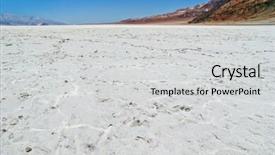  Presentation with death - Theme having lifeless landscape of the death valley california usa background and a light gray colored foreground