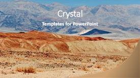  Presentation with death - Cool new slides with lifeless landscape of the death valley california usa backdrop and a teal colored foreground