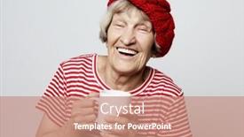  Presentation with beverage tea - Beautiful slides featuring lifestyle-and-people-concept-old backdrop and a coral colored foreground