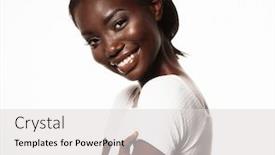  Presentation with african people - Amazing slides having lifestyle-and-people-concept-portrait backdrop and a light gray colored foreground