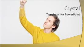  Presentation with body language - Audience pleasing PPT theme consisting of lifestyle-body-language-and-people backdrop and a white colored foreground