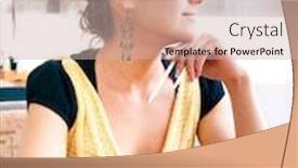  Presentation with chopsticks - Slides enhanced with lifestyle chopsticks at a restaurant background and a soft green colored foreground