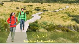  Presentation with summer holiday - PPT layouts enhanced with lifestyle couple on travel holiday background and a tawny brown colored foreground