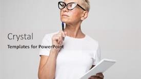  Presentation with old people - Colorful presentation theme enhanced with lifestyle-education-and-old-people backdrop and a soft green colored foreground