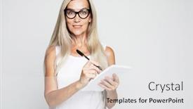  Presentation with old people - Presentation enhanced with lifestyle-education-and-old-people background and a white colored foreground