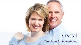  Presentation with loving hearts love heart candy - PPT layouts having lifestyle elderly - happy senior couple in love background and a  colored foreground