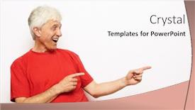  Presentation with old people - Cool new slide set with lifestyle-emotion-and-old-people backdrop and a white colored foreground