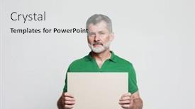  Presentation with points - Slides consisting of lifestyle-emotion-and-old-people background and a white colored foreground