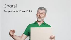  Presentation with old people - Presentation theme featuring lifestyle-emotion-and-old-people and a  colored foreground