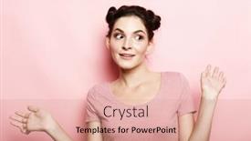  Presentation with emotion - PPT layouts having lifestyle-emotion-and-people-concept background and a coral colored foreground