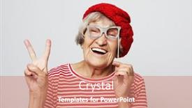  Presentation with emotion - Presentation consisting of lifestyle-emotion-and-people-concept background and a coral colored foreground