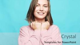  Presentation with emotion - Presentation design with lifestyle-emotion-and-people-concept and a  colored foreground