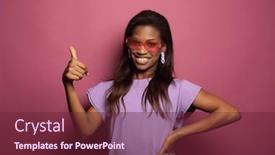  Presentation with black-people - PPT layouts featuring lifestyle-emotion-and-people-concept and a tawny brown colored foreground