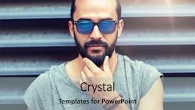  Presentation with people street - Amazing theme having lifestyle emotion expression and people backdrop and a  colored foreground