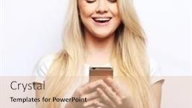  Presentation with lifestyle - Presentation theme consisting of lifestyle-emotional-and-people-concept background and a lemonade colored foreground