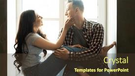  Presentation with lifestyle - Presentation enhanced with lifestyle-family-love-and-people background and a tawny brown colored foreground