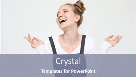  Presentation with lifestyle - Theme enhanced with lifestyle-fashion-and-people-concept background and a seafoam green colored foreground