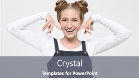  Presentation with lifestyle - Slide set enhanced with lifestyle-fashion-and-people-concept background and a gray colored foreground