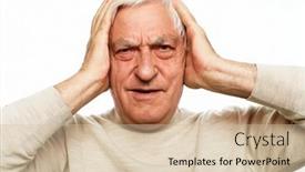  Presentation with old people - Cool new slide set with lifestyle-health-and-old-people backdrop and a soft green colored foreground
