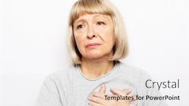  Presentation with old people - Theme with lifestyle-health-and-old-people background and a  colored foreground