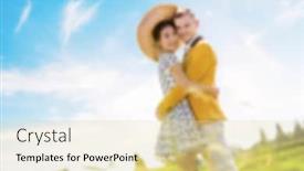  Presentation with multi racial - PPT theme having lifestyle multi racial background concept background and a soft green colored foreground