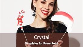  Presentation with holiday - Slide set with lifestyle-party-holiday-and-people background and a tawny brown colored foreground