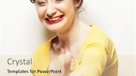  Presentation with lifestyle - Cool new slides with lifestyle-people-and-emotional-concept backdrop and a lemonade colored foreground