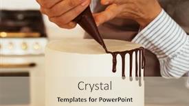  Presentation with decorate - Audience pleasing slide set consisting of lifestyle-people-cooking-and-freelance backdrop and a lemonade colored foreground