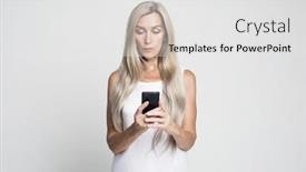  Presentation with scrolls - Presentation theme featuring lifestyle-tehmology-and-old-people background and a white colored foreground