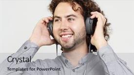  Presentation with tehnology - Amazing presentation design having lifestyle tehnology and people concept backdrop and a  colored foreground