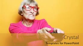  Presentation with tehnology - Beautiful theme featuring lifestyle-tehnology-and-people-concept backdrop and a gold colored foreground