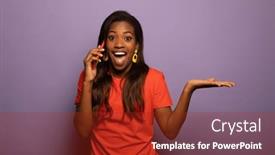  Presentation with tehnology - Theme with lifestyle-tehnology-and-people-concept background and a tawny brown colored foreground