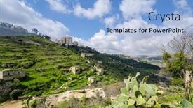  Presentation with jerusalem old city israel david - PPT layouts featuring lifta-jerusalem-israel background and a light blue colored foreground