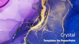  Presentation with abstract alcohol - Audience pleasing theme consisting of light-abstract-background-with-transparent backdrop and a ocean colored foreground