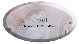  Presentation with light - PPT theme featuring light-agate-oval-isolated background and a light gray colored foreground