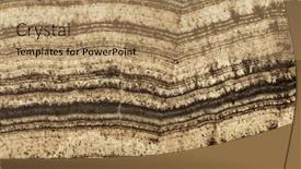  Presentation with light - Presentation with light-and-dark-striped-skarn background and a coral colored foreground