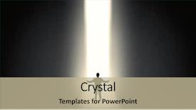  Presentation with end - Audience pleasing presentation consisting of light at the end backdrop and a  colored foreground