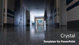  Presentation with light hospital - Audience pleasing presentation theme consisting of light-at-the-end backdrop and a dark gray colored foreground