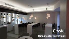  Presentation with night club - Audience pleasing slides consisting of light bar - interior of a night club backdrop and a dark gray colored foreground