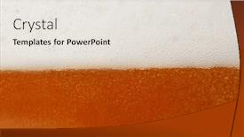  Presentation with light bubbles - Slides enhanced with light-beer-bubbles-closeup background and a sky blue colored foreground