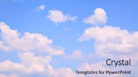  Presentation with clouds - Cool new PPT layouts with light blu - sky and clouds background backdrop and a  colored foreground