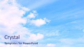  Presentation with stormy sky and dark clouds - PPT layouts featuring light blu - sky and clouds with space background and a sky blue colored foreground