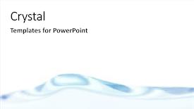  Presentation with blue wave - Slides having light blue wave background and a white colored foreground