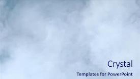  Presentation with smoke - PPT theme with apricot jam in glass bowl and fresh apricots on wooden table on bright background background and a coral colored foreground