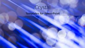  Presentation with blurred bokeh - Theme having light-bokeh-effect-blurred-abstract background and a light blue colored foreground