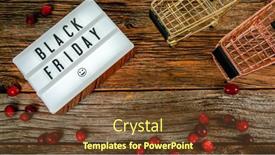  Presentation with text box - Theme having light-box-with-black-friday background and a tawny brown colored foreground