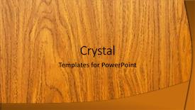  Presentation with brown wood texture - Presentation theme having light brown wooden texture background background and a gold colored foreground