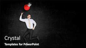  Presentation with creativity - Presentation enhanced with light-bulb-as-symbol background and a black colored foreground