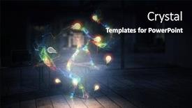  Presentation with innovation - Presentation consisting of light-bulb-image-as-symbol background and a black colored foreground